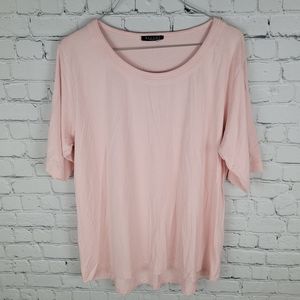 BYLYSE SPENARD | bamboo blend scoop neck short sleeve casual shirt